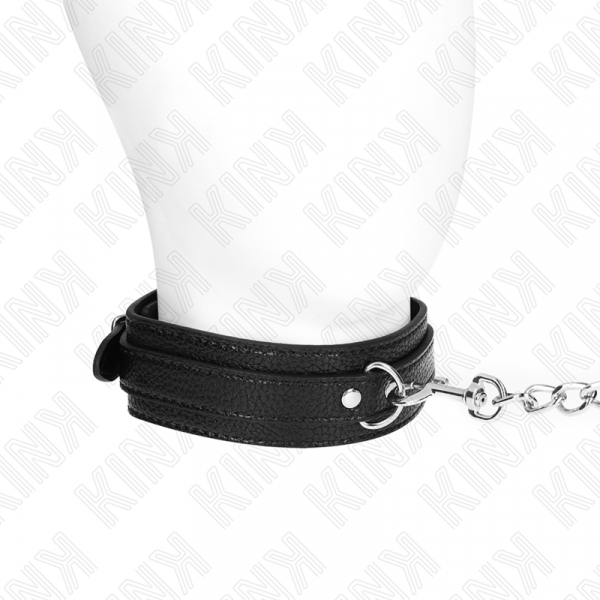 img_187312_ff18dea9afcd340b579785a6029478cd_1.png KINK - COLLAR CON CORREA 65 CM PATRÓN DE SERPIENTE
