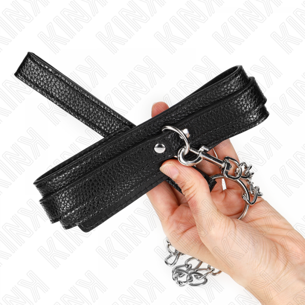img_187313_01d987f779651c142ca8e47a759682ff_1.png KINK - COLLAR CON CORREA 65 CM PATRÓN DE SERPIENTE