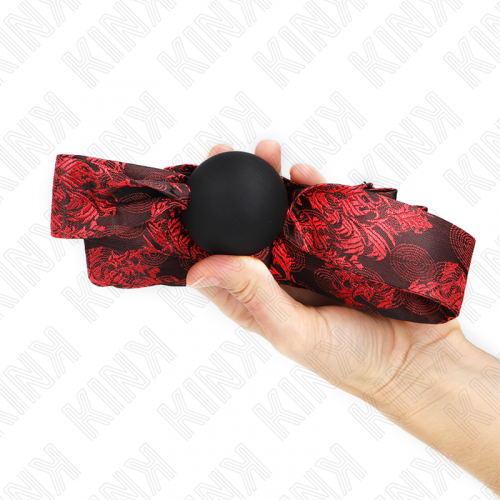 img_187324_b2f87d95f5484d803eab2c7c3747aa9e_1.png KINK - MORDAZA DE BOLA 4.5 CM DE SILICONA SCANDAL MODELO 2 146 x 4 CM