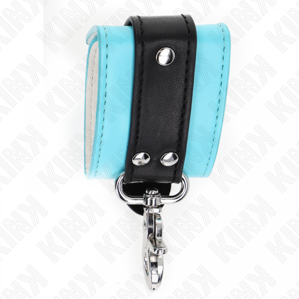 img_187371_8e0c912d147223d2ccca734dca4c4b7b_1.png KINK - MUÑEQUERAS CON CIERRE PREMIUM NEGRO / AZUL AJUSTABLE 21-28 CM X 5.5 CM