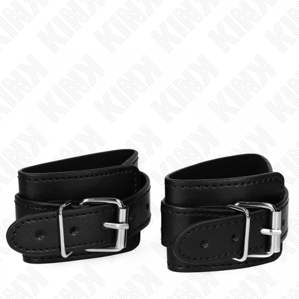 img_187372_12478fe39ab421282f6e7b2c4980b0d7_1.png KINK - MUÑEQUERAS ESTILO MAZMORRA CON CERRADURA NEGRO AJUSTABLE 21-28 CM X 5.5 CM