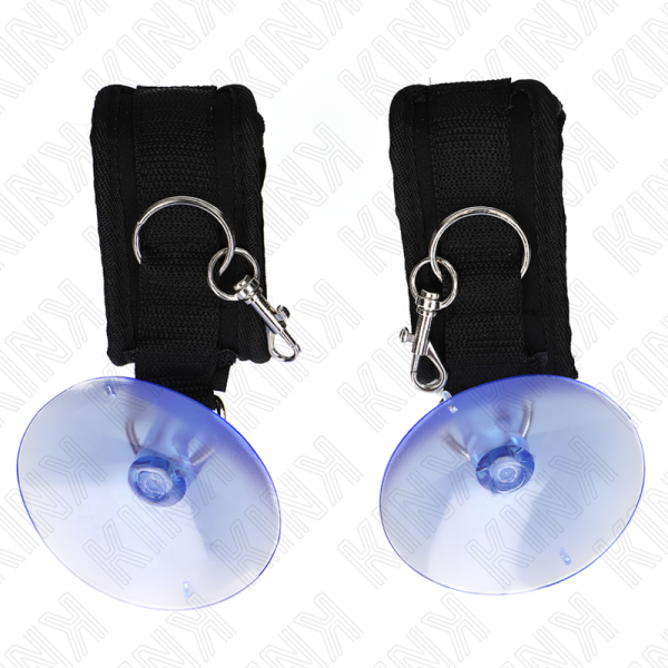 img_187383_8f59c90ec19063da58afd3f8017f5c09_1.png KINK - MUÑEQUERAS CON VENTOSA NEGRO AJUSTABLE 29-40 CM X 5 CM