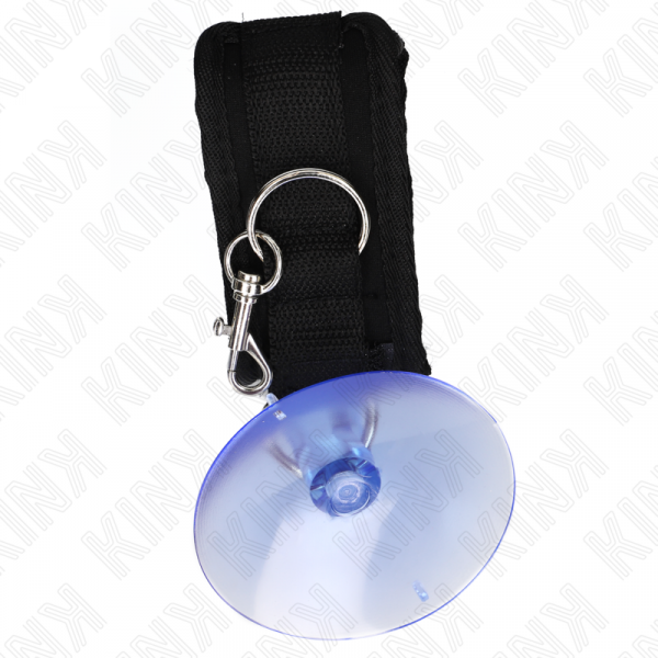 img_187385_0121bb97c278f9af29b7e05204fad0ea_1.png KINK - MUÑEQUERAS CON VENTOSA NEGRO AJUSTABLE 29-40 CM X 5 CM