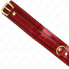 img_187535_89aa341d8c41838776d29666e28e136b_1.png KINK - COLLAR AJUSTABLE ROJO VINO DETALLES DORADOS 29-42.5 CM X 4 CM