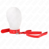 img_187552_fad8c00616e9f4671474e1d0eed59d25_1.png KINK - COLLAR CON CORREA 116 CM FINO ROJO AJUSTABLE 32-50 CM X 8 CM