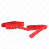 img_187555_251b8c7f66d12ae2241d9b4b75ce1664_1.png KINK - COLLAR CON CORREA 116 CM FINO ROJO AJUSTABLE 32-50 CM X 8 CM