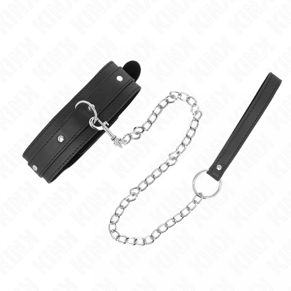 img_187558_f9ca0e7e1907c3dfb862a64305d8e2d3_1.png KINK - COLLAR CON CORREA 65 CM 1 ANILLO AJUSTABLE 38-49 CM X 5 CM