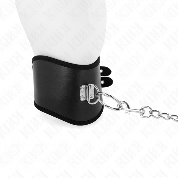 img_187567_09450f81d0e9ab9b230e45bce106be34_1.png KINK - COLLAR CON CORREA 65 CM ANCHO NEGRO AJUSTABLE 40-55 CM X 10 CM
