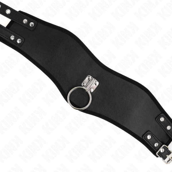 img_187570_b11771d8eb245911de9559106cc4a50e_1.png KINK - COLLAR CON CORREA 65 CM ANCHO NEGRO AJUSTABLE 40-55 CM X 10 CM