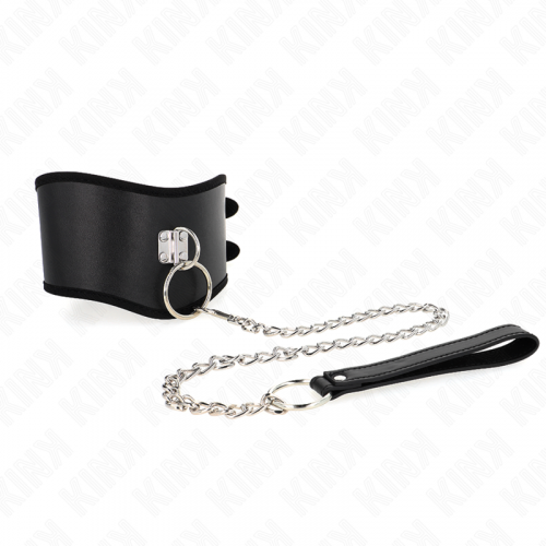 img_187571_4d331bd8e2b74e4279e77115837bcd1c_1.png KINK - COLLAR CON CORREA 65 CM ANCHO NEGRO AJUSTABLE 40-55 CM X 10 CM
