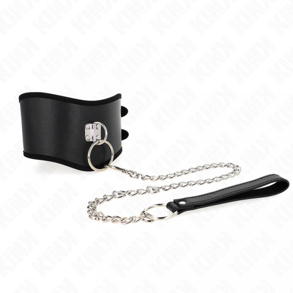 img_187571_4d331bd8e2b74e4279e77115837bcd1c_1.png KINK - COLLAR CON CORREA 65 CM ANCHO NEGRO AJUSTABLE 40-55 CM X 10 CM