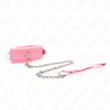 img_187587_43676ea8fc51c36ac06fdfae067e8d29_1.png KINK - COLLAR WITH LEASH 65 CM WITH RESTRICTIONS PINK 36-42 CM X 5.5 CM