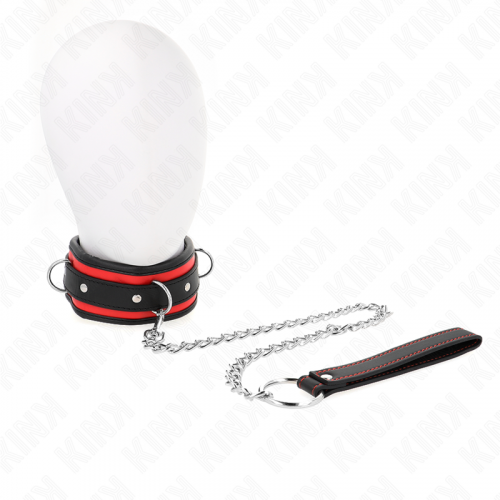 img_187609_a457f30da3b9b3510e8ad5e8e9ba20f2_1.png KINK - COLLAR CON CORREA 65 CM PESADO MODELO 2 AJUSTABLE 36.5-50 CM