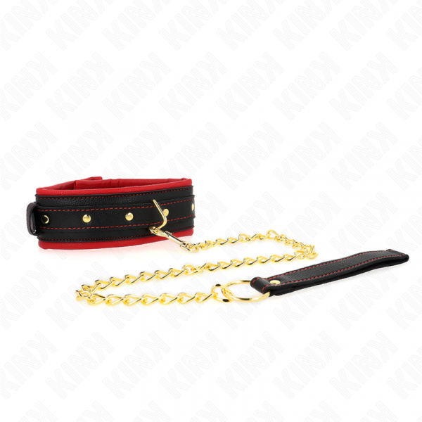 img_187617_ce4826b64d7a6bce9e979d04f66bdbf4_1.png KINK - COLLAR CON CORREA DE TEJIDO LISO AJUSTABLE 33-48 CM X 5.7 CM