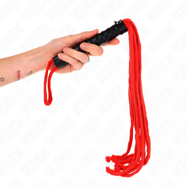img_187635_b7bfe5532f0044515e0b2a1e3abad751_1.png KINK - LÁTIGO DE CUERDA ROJO 56 CM