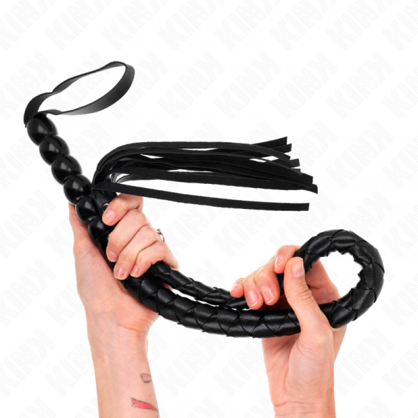 img_187637_509e0b1b19118297f471f821e02e4f36_1.png KINK - LÁTIGO DE SERPIENTE CON AGARRE DE BOLAS 80 CM