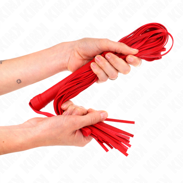 img_187652_a8b2f3183f82e21af125554cad24cf3a_1.png KINK - LÁTIGO PVC BLANDO ROJO 70 CM