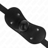 img_187656_7a93b0dc134aec18c74303f709b80515_1.png KINK - MÁSCARA BUCAL MORDAZA DE BOLA CON CERRADURA AJUSTABLE 42-60 CM