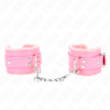 img_187752_478d7d92b1eab1f2f5b23244d64721ce_1.png KINK - MUÑEQUERAS FORRADAS ROSA CON CORREA ROSA AJUSTABLE 20-29 CM X 5.5 CM