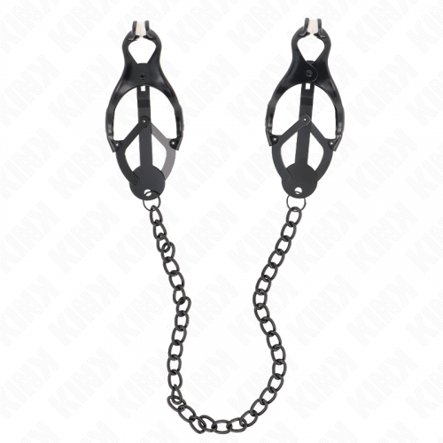 img_187775_ce831b969d0eeecd0244d74fe5f7a83f_1.png KINK - PINZAS PARA PEZONES ESTILO JAPONÉS CON CADENA NEGRO 30 CM