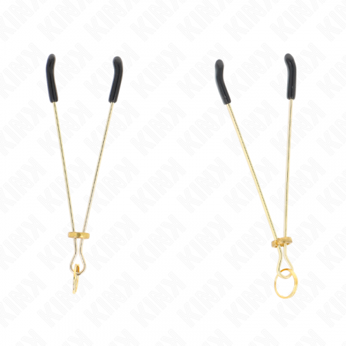 img_187779_6316ff264d64b0c758f3ada0178b8c8b_1.png KINK - PINZAS PARA PEZONES FINA DORADO 7 CM