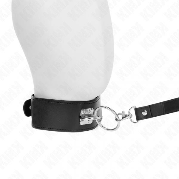 img_188719_d1103b425d7df62fc17bce2b70f7822c_1.png KINK - COLLAR CON CORREA 116 CM CON TACHUELAS CORREA POLIPIEL 50 X 5 CM