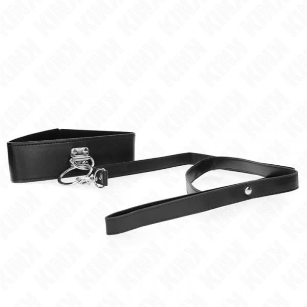 img_188723_71cd84923097e274b844d60cf5029eec_1.png KINK - COLLAR CON CORREA 116 CM CON TACHUELAS CORREA POLIPIEL 50 X 5 CM