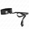 img_188726_5f92d4b61af8a13859c5664d8a84a5f2_1.png KINK - COLLAR CON CORREA 116 CM DE PIEL NEGRO AJUSTABLE 40-48 CM X 6 CM