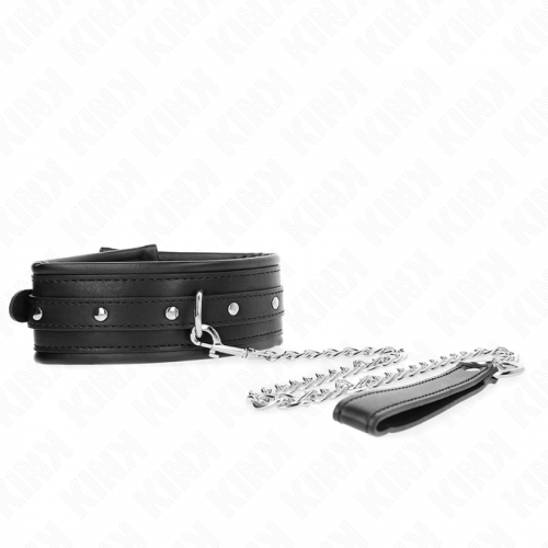 img_188778_a43d956109ea0f9a0b537ca9e795a60a_1.png KINK - COLLAR CON CORREA 65 CM HEBILLA BRILLANTE 48.5 CM X 5.3 CM