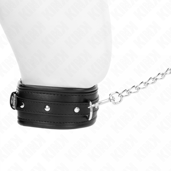 img_188780_5cec9a54c018a9e9a36a0ff4f69e7129_1.png KINK - COLLAR CON CORREA 65 CM HEBILLA BRILLANTE 48.5 CM X 5.3 CM