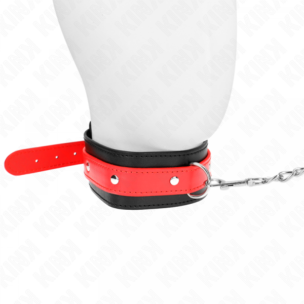 img_188803_032a394fa4bd8ace15c3b8a85bfa640c_1.png KINK - COLLAR CON CORREA 65 CM ROJO AJUSTABLE 36-43 CM X 5 CM