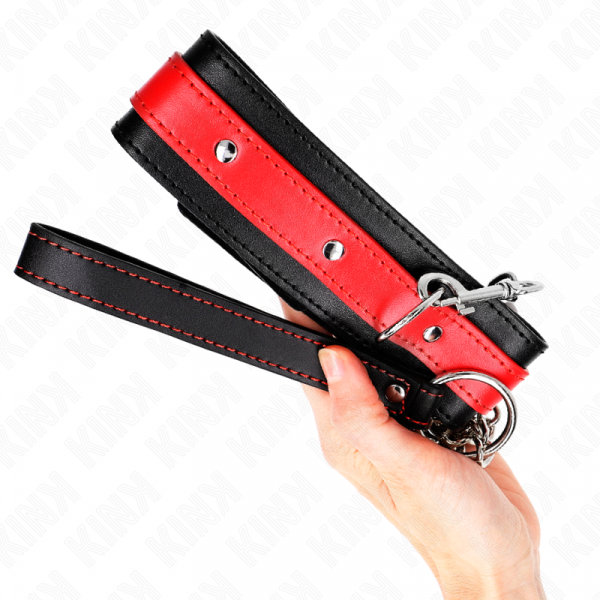 img_188805_a6efcf90014bbfaefafcf8a63c398f96_1.png KINK - COLLAR CON CORREA 65 CM ROJO AJUSTABLE 36-43 CM X 5 CM