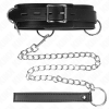 img_188813_0e32e3ecf5958c68f1b7620512e99287_1.png KINK - COLLAR CON CORREA 80 CM ESCLAVITUD 3 ANILLOS 53 X 5 CM