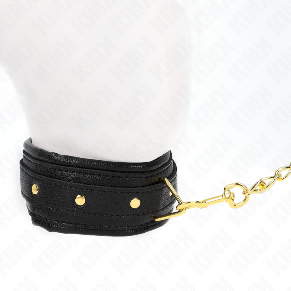 img_188818_db508e5ab857a93abc225054973bb388_1.png KINK - COLLAR CON CORREA ESPONJA IMITACIÓN CUERO MODELO 1 AJUSTABLE 37-54 CM X 3 CM