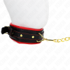 img_188823_f37e2628f57b60a7d06d3dbca7d09291_1.png KINK - COLLAR CON CORREA ESPONJA IMITACIÓN CUERO MODELO 2 AJUSTABLE 37-54 CM X 3 CM