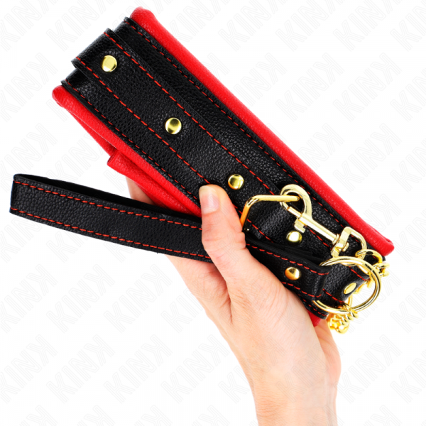img_188824_bb943a1797ee620d1e21e822d8907939_1.png KINK - COLLAR CON CORREA ESPONJA IMITACIÓN CUERO MODELO 2 AJUSTABLE 37-54 CM X 3 CM