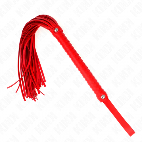 img_188844_f4e0e47bf21bb268f8380ceda7892d4a_1.png KINK - LÁTIGO CON MANGO TEXTURIZADO ROJO 48.5 CM