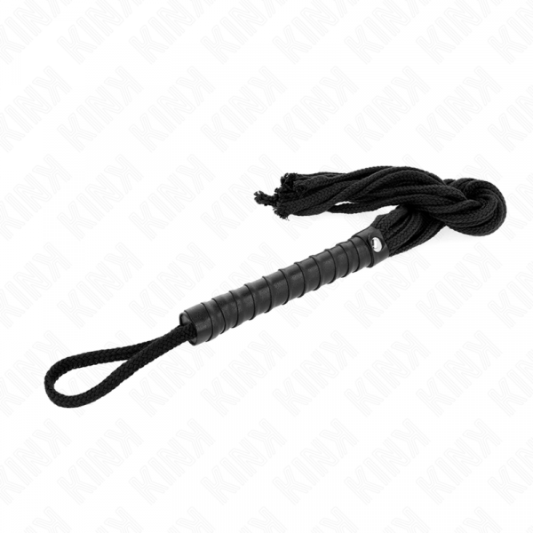 img_188863_1e230c933c3b4c42790d15f2469b9756_1.png KINK - LÁTIGO DE CUERDA NEGRO 56 CM