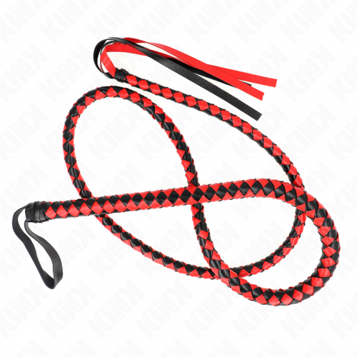 img_188878_5b30ff89a35cc389dd8ab19f85560231_1.png KINK - LÁTIGO DE SERPIENTE LARGO ROJO 210 CM