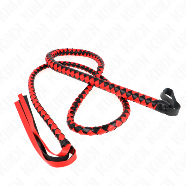 img_188879_94e20a7b837a1b6a44b71e16c75c5c44_1.png KINK - LÁTIGO DE SERPIENTE LARGO ROJO 210 CM