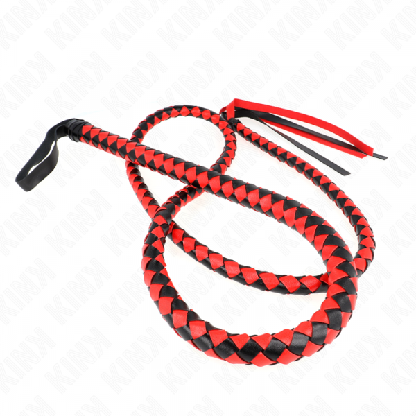 img_188880_def9970086cad2f714ff75ac10920c35_1.png KINK - LÁTIGO DE SERPIENTE LARGO ROJO 210 CM