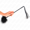 img_188886_81c408ef68b3aaa4986ee577c3db65b8_1.png KINK - LÁTIGO DE SILICONA CON PLUMAS PARA COSQUILLAS 47 CM