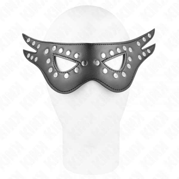 img_188912_677b3ddb9f7c643295240e0e454cf412_1.png KINK - MÁSCARA DE POLIPIEL SEXY MODELO 1 27 x 13 CM