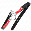 img_188936_1bef1354a317a0fa145722aa35a45117_1.png KINK - MORDAZA CON MÚLTIPLES JUNTAS TÓRICAS 4 / 4.8 CM ROJO AJUSTABLE 38 X 56 CM