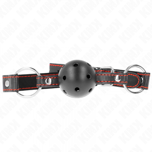 img_188941_202df59044c01c12fb398d5256eb4aae_1.png KINK - MORDAZA DE BOLA 4.5 CM NEGRA DURA HUECA MODELO 2 65 x 2.5 CM