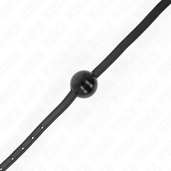 img_188971_8f49db629d1718aef144241208a589d0_1.png KINK - MORDAZA DE BOLA 4 CM SÓLIDA SIMPLE NEGRO 65 x 1.5 CM