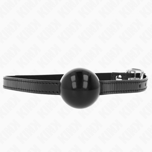 img_188972_675a641aa7beafdb0bb79b6f28e6e5dd_1.png KINK - MORDAZA DE BOLA 4 CM SÓLIDA SIMPLE NEGRO 65 x 1.5 CM