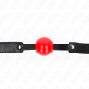 img_188977_b8405932acdfaa525a016f2a0a070edd_1.png KINK - MORDAZA DE BOLA 4 CM SUAVE DE TPE MODELO 1 66 x 2.5 CM AJUSTABLE 41-61 CM