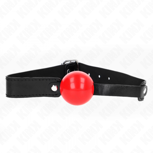 img_188978_8eb3a36b0a67d10c1dc9a2de598cf5fa_1.png KINK - MORDAZA DE BOLA 4 CM SUAVE DE TPE MODELO 1 66 x 2.5 CM AJUSTABLE 41-61 CM