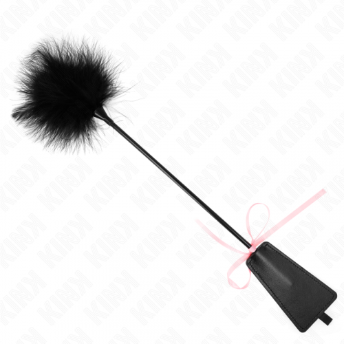 img_189103_f36e48d0266055eeed3eb4391cb7085e_1.png KINK - PLUMAS PARA COSQUILLAS CON LAZO DE CINTA ROSA 49 CM